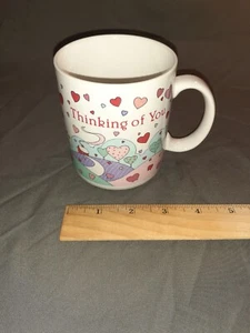 NEW Vintage Hallmark Valentine Mug Cup 1985 Thinking Of You 12 Oz USA FAST SHIP - Picture 1 of 12