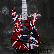 Electric guitar Red Band small guard 1S 2H pickup Bridge Bigsby Free Shipping
