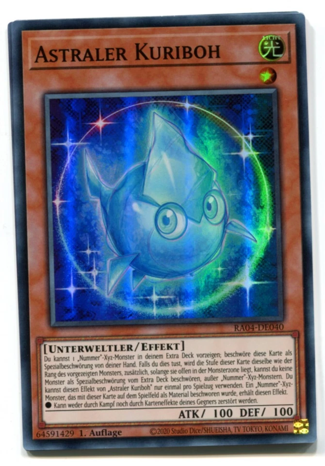 Yu-Gi-Oh! Astraler Kuriboh Super Rare RA04-DE040 - Bild 1 von 1