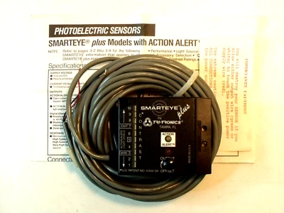New Tri-Tronics Model ASDR Smarteye Plus Photoelectric Sensor:  12-24VDC - Image 1 of 4