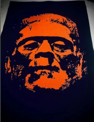 HORROR movie sew on back patches black fabric white ink , horror back patch - Image 1 of 4