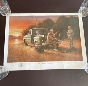 Die Tradition geht weiter von Larry Chandler & signierter komkommerativer Druck 17,5 x13"" - Bild 1 von 2