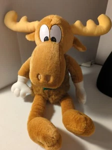 Vintage Bullwinkle Moose Plush Stuffed Animal 1996 Macy’s 24”Tall x 8” Wide - Picture 1 of 7