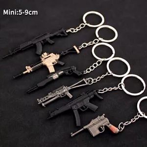 LLAVERO TOY MINI pistola M60 MG42 M4 HK416 AK47 M762 SVD L96 98K campo de batalla - Imagen 1 de 40