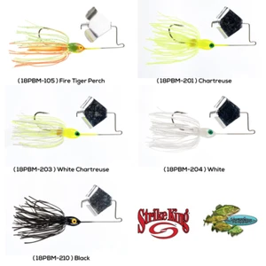 Strike King Buzzbait Topwater ( 18PBM ) Mini Pro-Buzz 1/8oz Fishing Lure - Picture 1 of 9