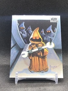 2021 Topps Chrom Star Wars Galaxy Base #13 Jawas - Greg Theakston - Bild 1 von 2