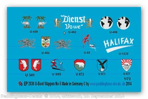 Peddinghaus 2836 1/72 Sottomarino Wappen No 5 - Foto 1 di 1