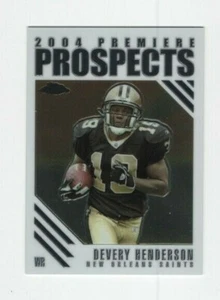 2004 Topps Chrome Football RC Premiere Prospects DEVERY HENDERSON SAINTS - Picture 1 of 3