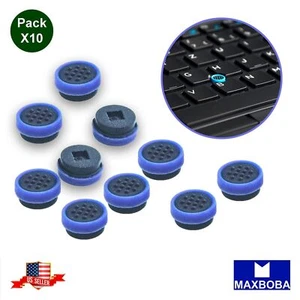 Paquete de 10 punteros de mouse de goma Trackpoint tapa azul y negra para computadora portátil Dell de 2,8 mm - Imagen 1 de 2