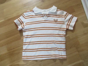 Poloshirt,Shirt,Tennis,Größe 98,104,orange,weiß,ockerbraun,Kragen,H&M - Bild 1 von 2