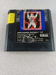 John Madden Football '93 Sega Genesis 1993. - Picture 1 of 2