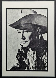 Roy Rogers Show 1970's Prime Time TV Western Stars Card #19 (NM)