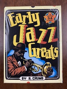R. CRUMB Trading Cards Early Jazz Greats Set Of 36 DKP 2010 New Sealed