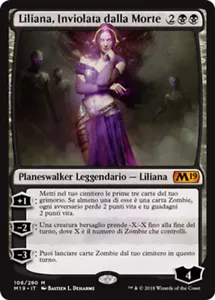 MTG LILIANA, UNTOUCHED BY DEATH EXC - LILIANA, INVIOLATA DALLA MORTE - M19 - Foto 1 di 1