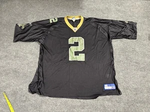 Vintage NFL REEBOK New Orleans Saints Jersey #2 Aaron Brooks (Size 4XL) - Picture 1 of 7