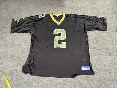 Camiseta de colección NFL REEBOK New Orleans Saints #2 Aaron Brooks (talla 4XL) Foto 1 de 4