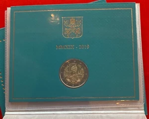 Vatican 2 euro 2019 "Foundation of the Vatican City State" BiMetallic coin UNC - Picture 1 of 5