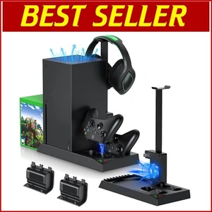 Stylish Cooling & Charging Stand for Xbox Series X Console with LED Indicator - Picture 1 of 10