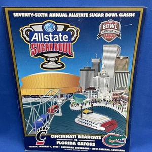 2010 Allstate Sugar Bowl Game Official Program Cincinnati Vs Florida Tim Tebow - Picture 1 of 19