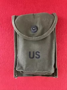 US M1 Carbine 30rd Ammo Magazine Pouch Korean War 1950 JQMD - Picture 1 of 8