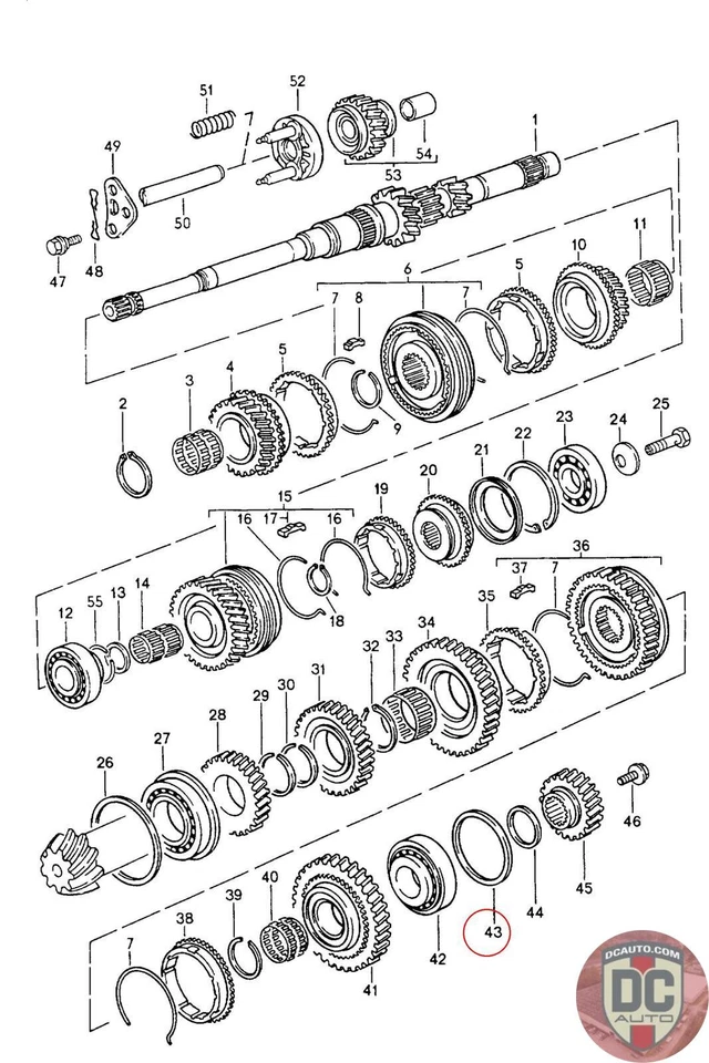 Porsche 924 944 Shim 1985-1991 016311393M Foto 1 de 1