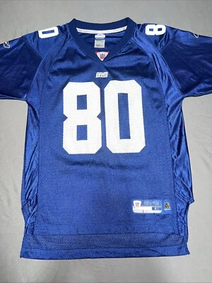 Camiseta Reebok New York Giants Juvenil L Azul 80 Jeremy Shockey -3400 Foto 1 de 4
