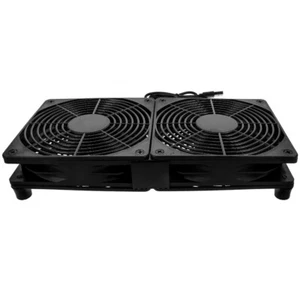 Double ventilateur radiateur machine outil ventilateur refroidissement boîtier PC ordinateur USB - Photo 1/12