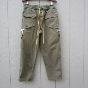 Pantalone cargo RHUDE uomo piccolo ? Coulisse Elastica Verde Esercito Escursionismo Campeggio *LEGGI - Foto 1 di 22