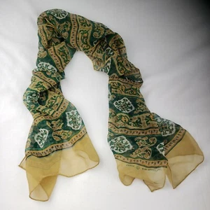 Vintage Echo Scarf Retro Mid Century Modern MCM Persia Echo Scarfs Womens Ladies - Picture 1 of 12