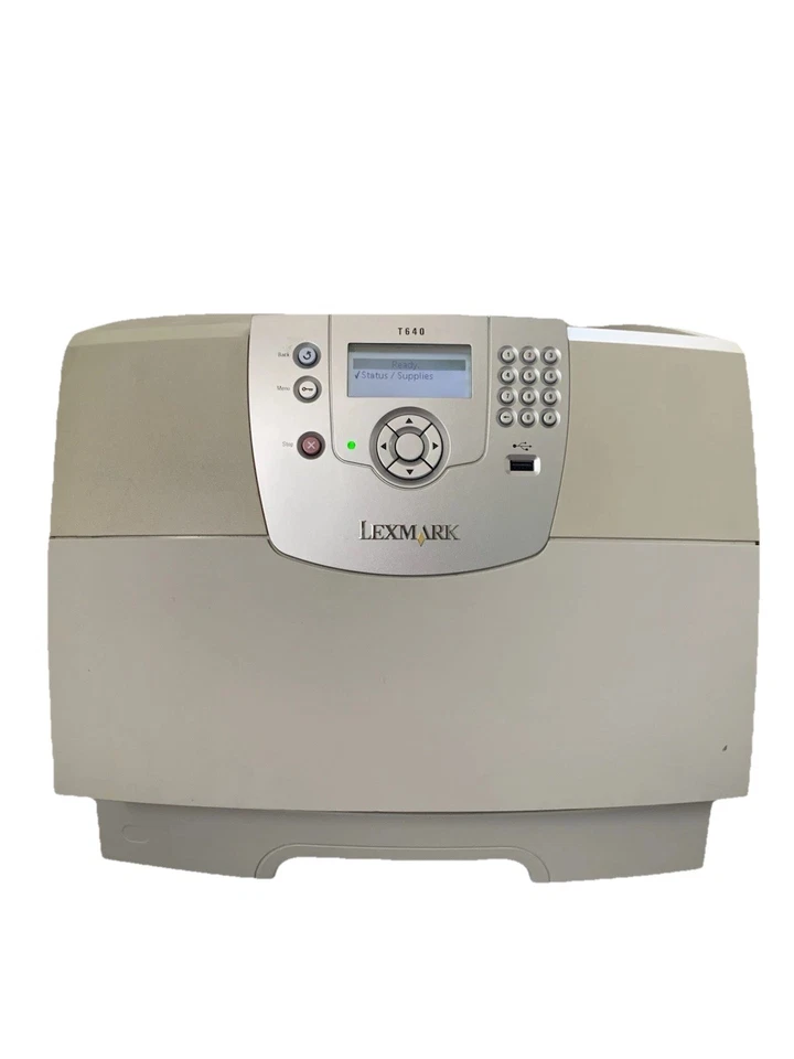 Lexmark T640 Workgroup Laser Printer READ DESCRIPTION - Image 1 of 4