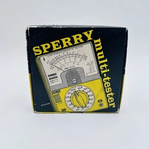 Medidor Multi Probador De Colección AW Sperry Instruments SP-142 En Estuche Ohmios AC DC Japón Nuevo de Lote Antiguo - Imagen 1 de 10