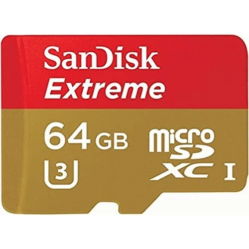 Sandisk SDSQXAH-064G-AN6MA Extreme Class 10 64GB V30 MicroSDXC Memory Card