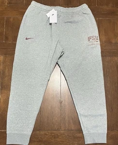Pantalones deportivos para hombre Nike Florida State Seminoles talla 2XL grises nuevos con etiquetas universidad - Imagen 1 de 5