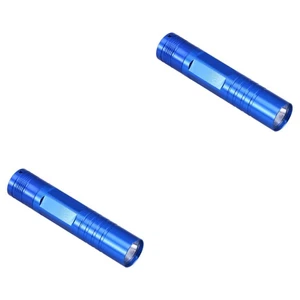 2 Pack Mini Flashlight Small Keychain Red Caution Little Flashlights - Picture 1 of 12