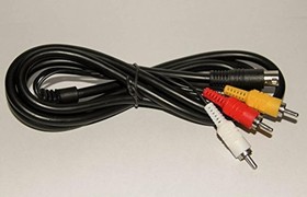 Composite AV Cable For Sega Genesis 2 And 3 By Mars Devices Brand New 3Z