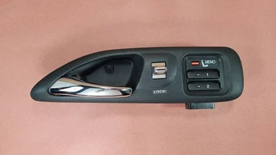 2001 2002 2003 ACURA CL CONDUCTOR LADO IZQUIERDO INTERIOR MANIJA PUERTA NEGRO OEM Foto 1 de 4