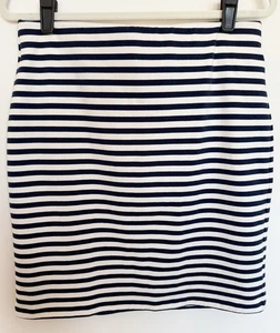 Falda ceñida al cuerpo a rayas azul marino para mujer Old talla mediana - Imagen 1 de 15
