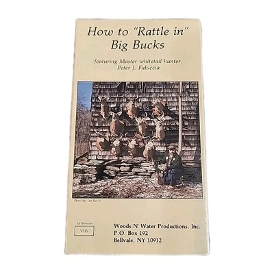 How To "Rattle In" Bucks (VHS 1985) Peter Fiduccia VHS Wood N' Water Productions - Image 1 of 4