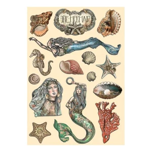 Stamperia Motivos Corte Láser Songs of the Sea Sirena 15 Piezas DIN A5 Troquelado - Imagen 1 de 1