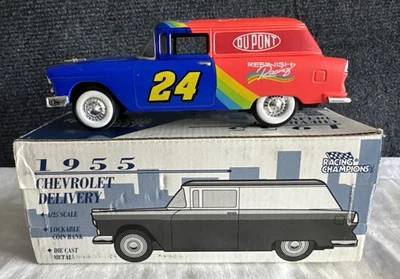Jeff Gordon 1/25 1955 Chevrolet Delivery Coin Bank, Mint Condition ￼ - Image 1 of 4