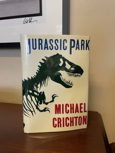 Jurassic Park Michael Crichton 1990 1st Edition/Printing!!!! - Picture 1 of 5