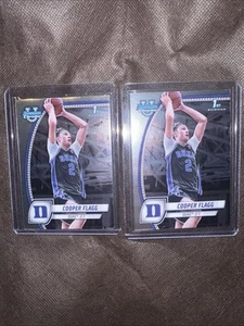 2024-25 Bowman U Chrome Cooper Flagg #16 1st RC Rookie Duke Blue Devils Base - Bild 1 von 2