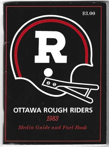 Ottawa Roughriders CFL 1983 guía de medios y libro de datos ¡casi nuevo+!! - Imagen 1 de 1