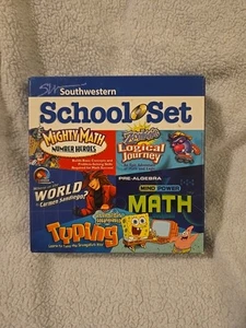 Southwestern School Set Home School Spongebob Typing Pre Algebra Math & Science - Picture 1 of 6