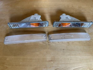 OEM 1990-1991 Honda CRX Front Bumper Signal Lights Side Marker Light Stanley R&L - Picture 1 of 17