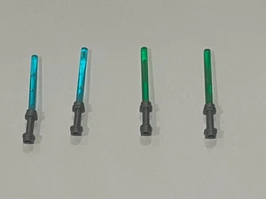 LEGO Star Wars: SW0254 - General Grievous Lichtschwerter blau und grün x 4 - Bild 1 von 3