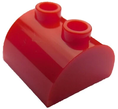 Lego 10 Stück Stein halbrund 2x2 rot (30165) Neu rote Bogensteine Steine gebogen - Bild 1 von 2