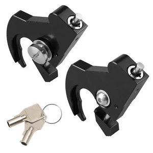 Sissy Bar Luggage Rack Locking Detachable Latch Kit For Harley Touring 84-24 - Picture 1 of 9