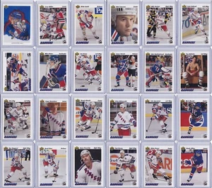 New York Rangers 1991-92 Upper Deck Hockey Team Set 24 Cards - Picture 1 of 9