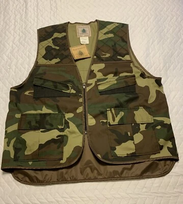 Northwest Territory Hunting Camo Vest Men's L Shotgun Shell Holder Pockets - Image 1 of 4